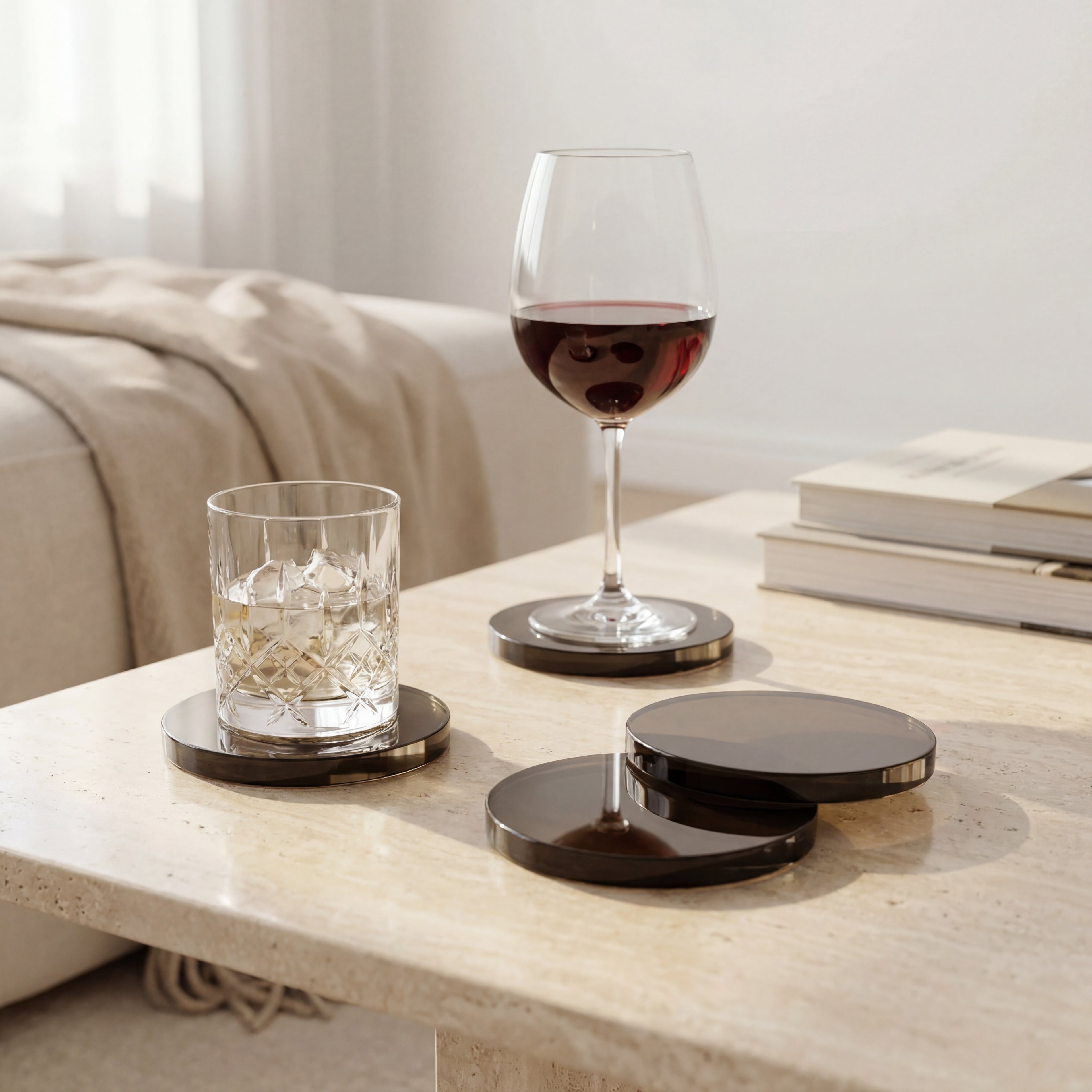 Shadow Glass Coaster