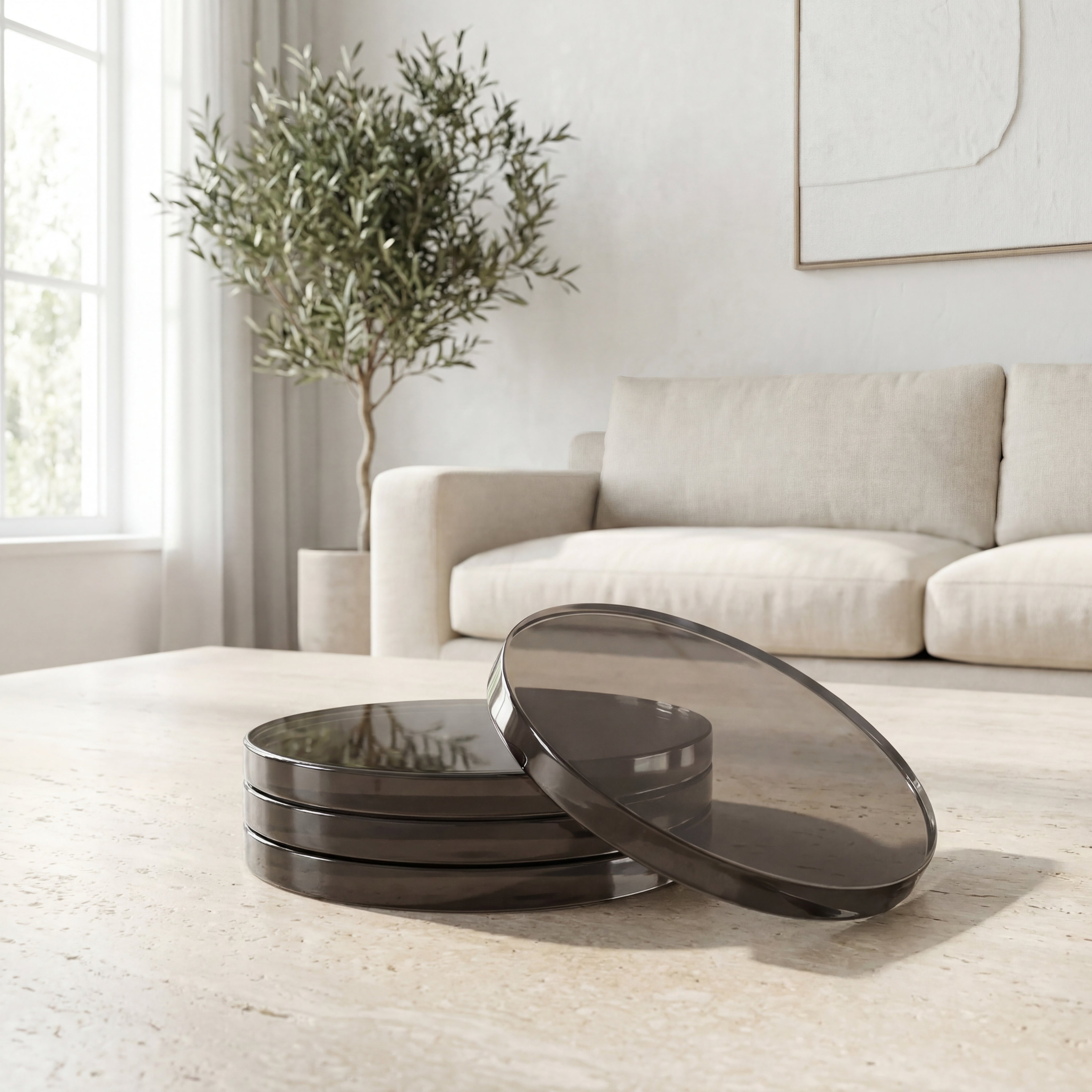 Shadow Glass Coaster