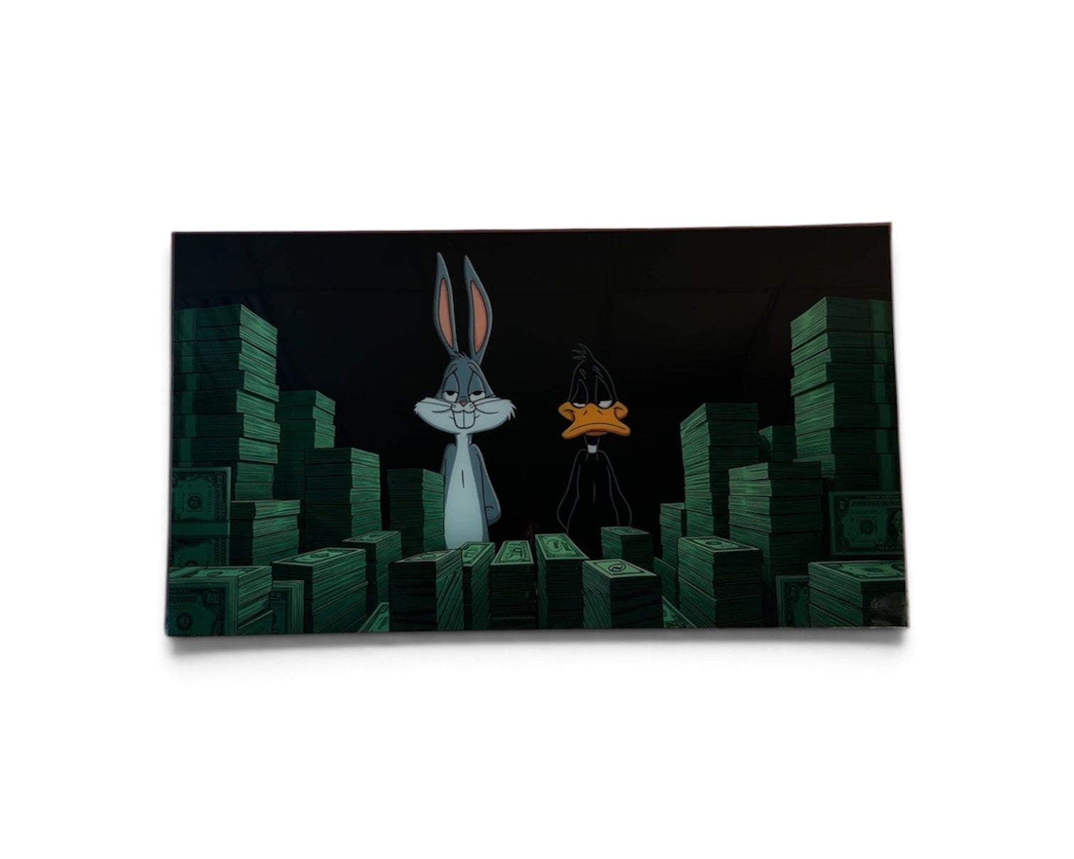 Daffy & Bugs Bunny Wall Art — 18" × 32"