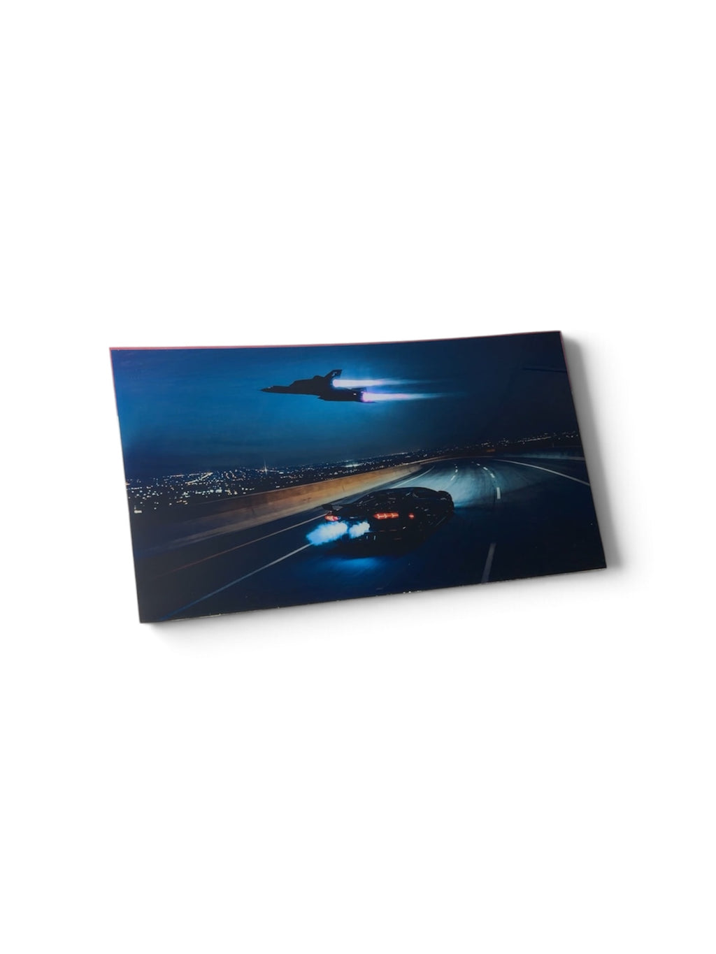 Night Chase — UV-Printed Acrylic Wall Art 16" × 30"