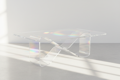 create a special type of look to a table out of acylic